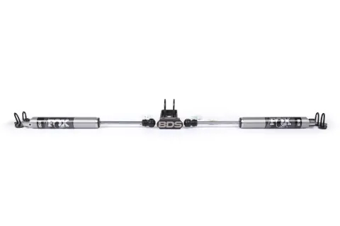 Dual Steering Stabilizer Kit w/ FOX 2.0 Performance Shocks Jeep Wrangler JK 07-18