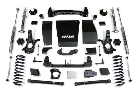 6 Inch Lift Kit Chevy/GMC Suburban Tahoe Yukon/XL 1500 15-19 4WD Aluminum / Stamped Steel Fox 2.0 Performance