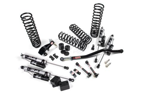 2007-2018 Jeep Wrangler JK J-Venture 4 Door 3.5 Inch Lift Kit w/ JSpec Shocks JSPEC