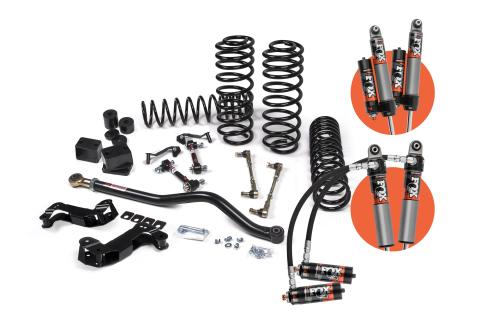 2018-2024 Jeep Wrangler JL J-Kontrol 3 Inch Lift Kit 2 Door w/Fox Adventure Series Shocks Standard Rate Coils JSPEC
