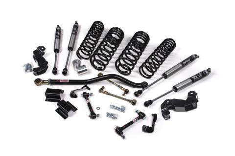 2020-2023 Jeep Gladiator JT 4WD 3-3.5 Inch J-Kontrol Suspension Lift Kit 1.5-2 Inch Rear non-Mohave w/ Shock Extension Brackets JSPEC