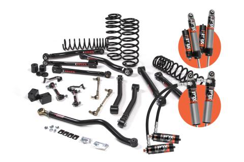 2018-2023 Jeep Wrangler JL 2 Door 3 Inch J-Krawl System Rubber Fox 2.5 IFP PS Front/Rear HD Rate Coils JSPEC