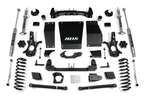 6 Inch Lift Kit Chevy/GMC Suburban Tahoe Yukon/XL 1500 15-19 4WD Aluminum / Stamped Steel Fox 2.0 Performance