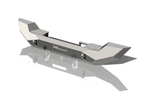 Jeep Full Width Front Bumper For 18-Up Jeep Wrangler JL and Gladiator JT Pyro Series CrawlTek