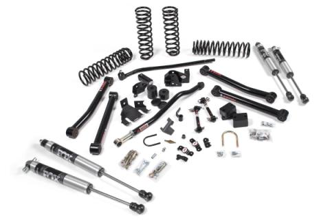 2007-2018 Jeep Wrangler JK J-Konnect 4 Door 3.5 Inch Lift Kit w/ JSpec Shocks JSPEC