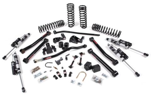 2007-2018 Jeep Wrangler JK J-Konnect 4 Door 3.5 Inch Lift Kit w/ JSpec Shocks JSPEC