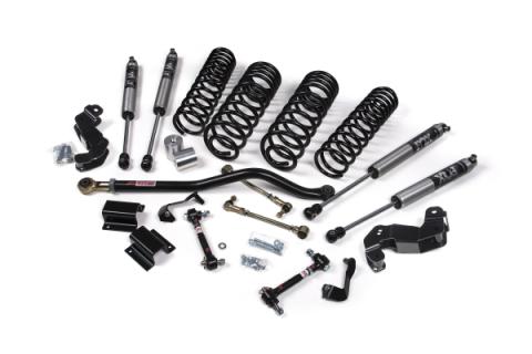 2020-2023 Jeep Gladiator JT 4WD 3-3.5 Inch J-Kontrol Suspension Lift Kit 1.5-2 Inch Rear non-Mohave w/ Shock Extension Brackets JSPEC