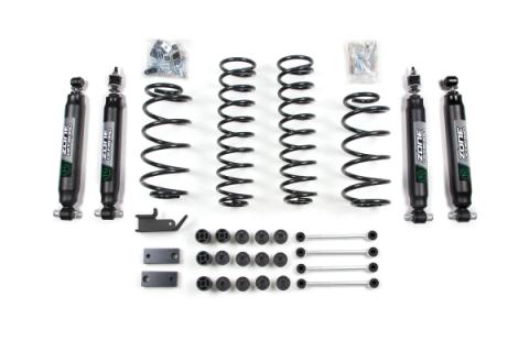 97-06 Jeep Wrangler TJ 4.25 Inch Combo Lift Kit With Discos Nitro Shocks Zone Offroad