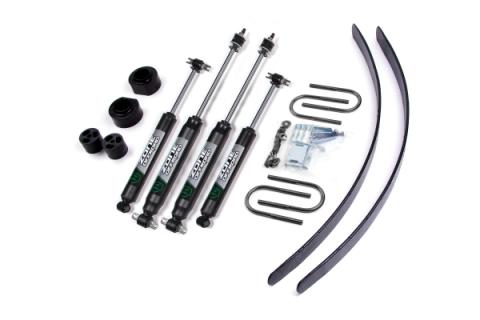 84-01 Jeep Cherokee XJ 2 Inch Lift Kit With Chrysler Axle No Shocks Zone Offroad