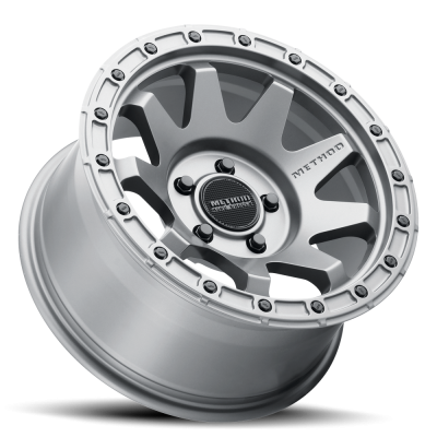 Aluminum Wheels 17x9 MR317 Bolt Pattern 5 On 127 Offset -12 Lip Size 1.57 Matte Titanium GY Method