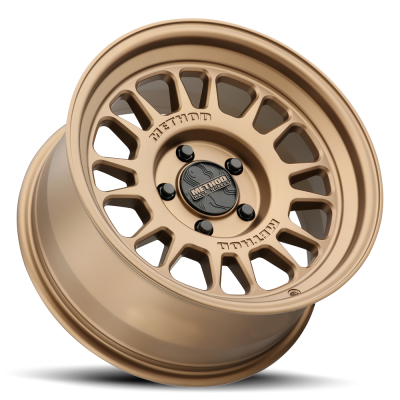 Aluminum Wheels 15x7 MR318 Bolt Pattern 5 On 100 Offset 15 Lip Size 1.69 Method Bronze BZ Method