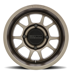 Aluminum Wheels 15x10 MR409 Bead Grip UTV Bolt Pattern 4 On 156 Offset 0 Lip Size 4.33 Steel Grey GY Method