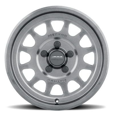 Aluminum Wheels 15x10 MR414 Bead Grip UTV Bolt Pattern 5 On 114.3 Offset 25 Lip Size 2.72 Graphite GY Method