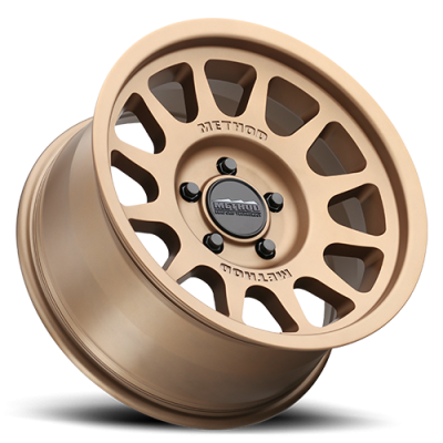 Aluminum Wheels 15x7 Bead Grip MR703 Bolt Pattern 5 On 100 Offset 15 Lip Size 1.18 Method Bronze BRZ Method