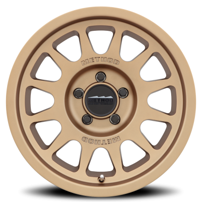 Aluminum Wheels 17x9 Bead Grip MR703 Bolt Pattern 5 On 127 Offset -12 Lip Size 1.18 Method Bronze BRZ Method