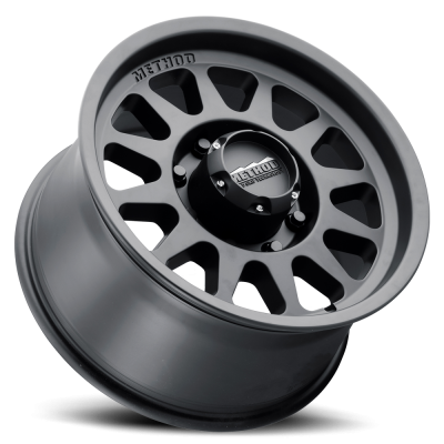 Aluminum Wheels 17x9 Bead Grip MR704 Bolt Pattern 8 On 165.1 Offset 18 Lip Size 1.77 Matte Black MB Method