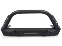 Wrangler JK Front Winch Bumper with Flat Top Stinger Inferno Series For 07-18 Jeep Wrangler JK CrawlTek